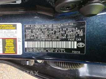 2015 Toyota Camry SE – miniatura 5