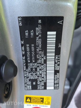 2015 Toyota Highlander LE – miniatura 15