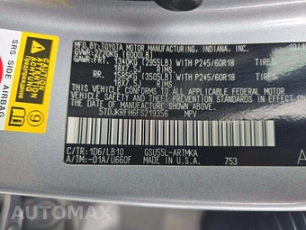 2015 Toyota Highlander XLE – miniatura 5