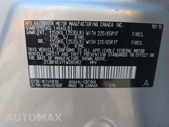 2015 Toyota RAV4 LE – miniatura 5