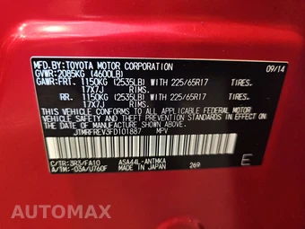 2015 Toyota RAV4 XLE - miniatura 14