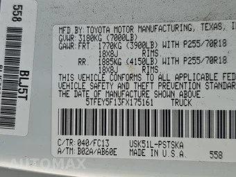 2015 Toyota Tundra SR5 Crew Cab Short Bed - miniatura 15