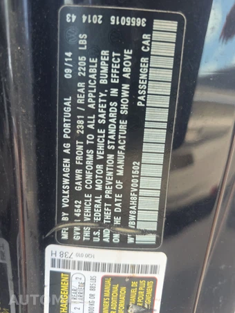 2015 Volkswagen Eos 2.0T – miniatura 21