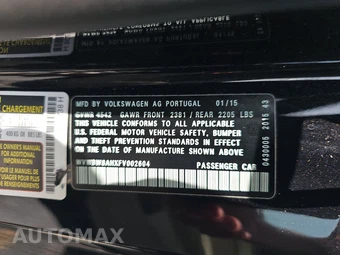 2015 Volkswagen Eos Komfort – miniatura 14