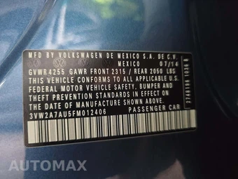 2015 Volkswagen Golf TDI SE Hatchback – miniatura 5