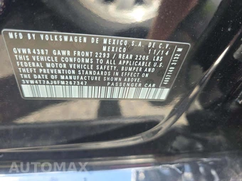 2015 Volkswagen Jetta GLI SEL – miniatura 5