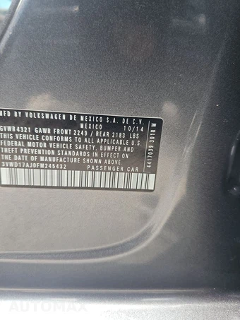 2015 Volkswagen Jetta SE – miniatura 14