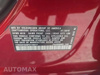 2015 Volkswagen Passat 1.8T Limited Edition - miniatura 2
