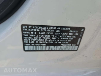 2015 Volkswagen Passat 1.8T Limited Edition - miniatura 2