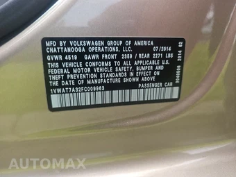 2015 Volkswagen Passat 1.8T Wolfsburg Edition - miniatura 15