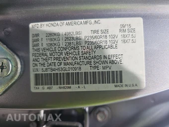 2016 Acura RDX w/Technology Pkg – miniatura 14