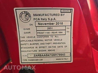 2016 Alfa Romeo 4C Spider Convertible - miniatura 5