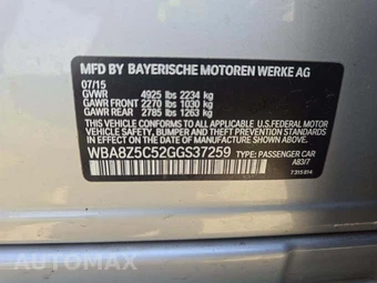 2016 BMW 3 Series Gran Turismo 328i xDrive Hatchback M SPORT LINE - miniatura 5