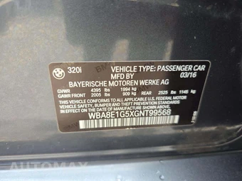 2016 BMW 3 Series Sedan 320i SPORT LINE - miniatura 5
