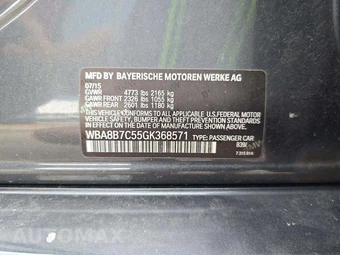 2016 BMW 3 Series Sedan 340i xDrive M SPORT LINE - miniatura 5