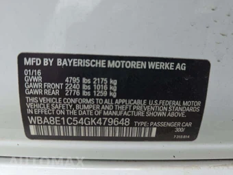 2016 BMW 3 Series Sedan – miniatura 5
