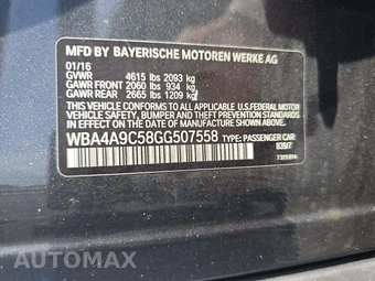 2016 BMW 4 Series Gran Coupe 428i Sedan M SPORT LINE - miniatura 5