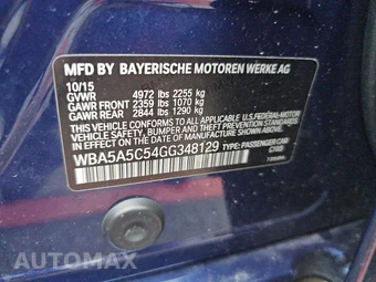 2016 BMW 5 Series Sedan 528i LUXURY LINE - miniatura 14