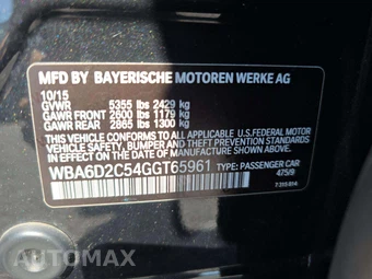 2016 BMW 6 Series Gran Coupe 640i xDrive Sedan M SPORT LINE - miniatura 5