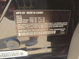 2016 BMW M6 Gran Coupe Sedan - miniatura 5