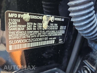 2016 BMW X3 Sports Activity Vehicle xDrive28i - miniatura 5