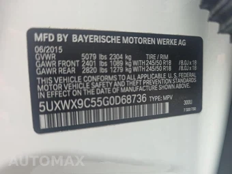 2016 BMW X3 Sports Activity Vehicle xDrive28i – miniatura 18