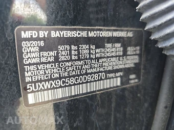 2016 BMW X3 Sports Activity Vehicle xDrive28i - miniatura 14