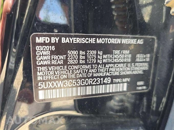 2016 BMW X4 Sports Activity Vehicle xDrive28i - miniatura 2