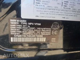2016 BMW X5 M Sports Activity Vehicle - miniatura 2