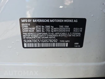 2016 BMW X5 Sports Activity Vehicle LUXURY LINE - miniatura 14