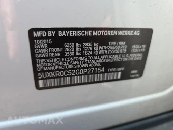 2016 BMW X5 Sports Activity Vehicle xDrive35i - miniatura 28