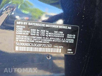 2016 BMW X5 Sports Activity Vehicle xDrive35i - miniatura 5