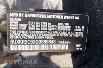 2016 BMW X5 Sports Activity Vehicle xDrive35i - miniatura 33