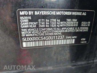 2016 BMW X5 Sports Activity Vehicle xDrive35i LUXURY LINE - miniatura 2