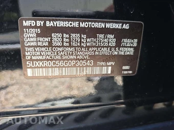 2016 BMW X5 Sports Activity Vehicle xDrive35i LUXURY LINE - miniatura 5