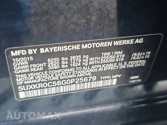2016 BMW X5 Sports Activity Vehicle xDrive35i XLINE - miniatura 14