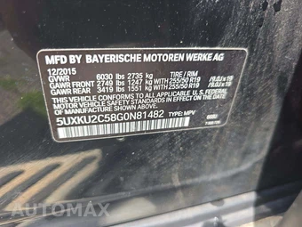 2016 BMW X6 Sports Activity Vehicle xDrive35i XLINE - miniatura 5