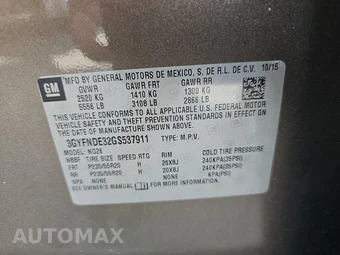 2016 Cadillac SRX Premium Collection 1SE – miniatura 14