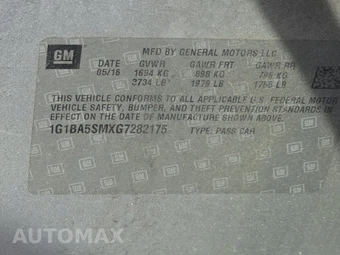 2016 Chevrolet Cruze L 1SM – miniatura 14