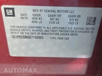 2016 Chevrolet Cruze Limited 1LT 1SD - miniatura 14