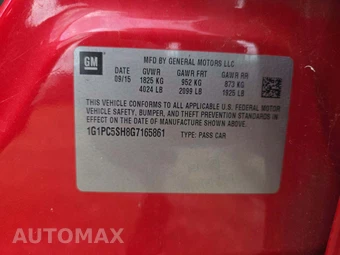 2016 Chevrolet Cruze Limited LS 1SB - miniatura 2