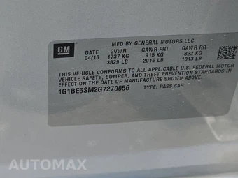 2016 Chevrolet Cruze LT 1SD - miniatura 14