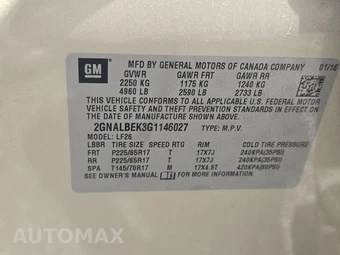 2016 Chevrolet Equinox LS 1LS - miniatura 14