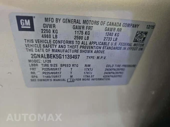2016 Chevrolet Equinox LS 1LS – miniatura 5
