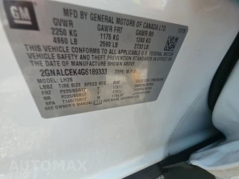 2016 Chevrolet Equinox LT 1LT - miniatura 14