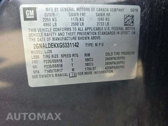 2016 Chevrolet Equinox LTZ 1LZ – miniatura 5