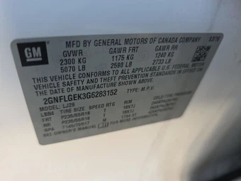 2016 Chevrolet Equinox LTZ 1LZ - miniatura 14