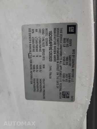 2016 Chevrolet Express 2500 Cargo Van 1WT 135.0" WB – miniatura 10
