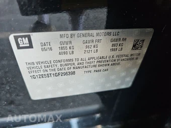 2016 Chevrolet Malibu LT 1LT – miniatura 14