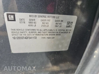 2016 Chevrolet Malibu LT 1LT - miniatura 14